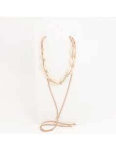 Collar de Gamuza Cristal Buzios