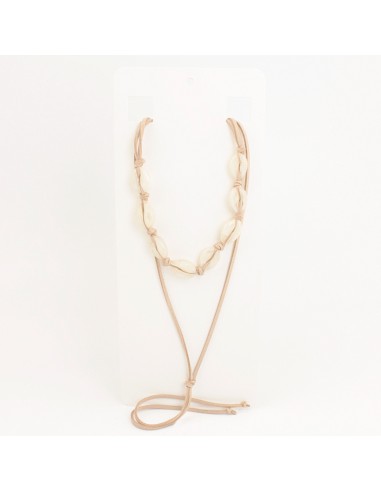 Collar de Gamuza Cristal Buzios