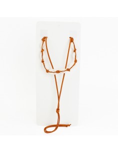 Collar de Gamuza Cristal Buzios