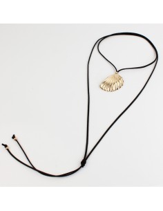 Collar de Gamuza Oyster Gold