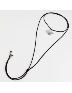 Collar de Gamuza Silver Shell