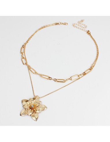 Collar de Cadenas Golden Dahlia