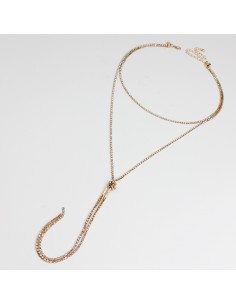 Collar de Strass Iridescent Gold