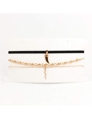 Set Chokers Gold Love