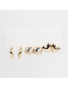 Set x3 Aros Luxe Trio Golden