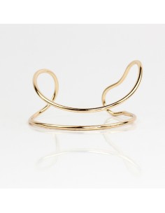 Brazalete Wavy Line Gold