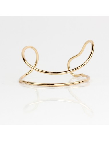Brazalete Wavy Line Gold