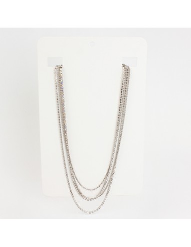 Collar de Strass Silver Iridescent