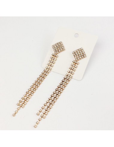 Aro Strass Gold Shiny Rombo