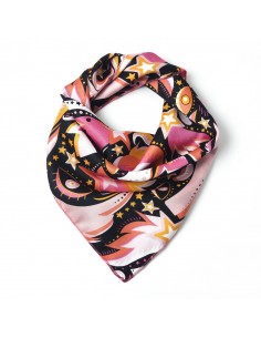 Pañuelo Lucky Eye Black&Pink