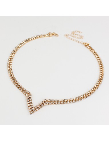 Collar de Strass Glam Geometric V