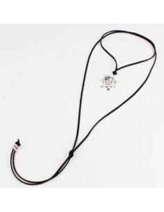 Collar de Gamuza Silver Foundry Sunflower