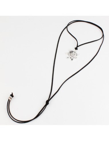 Collar de Gamuza Silver Foundry Sunflower