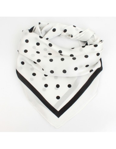 Pañuelo Dots Off White (70x70)