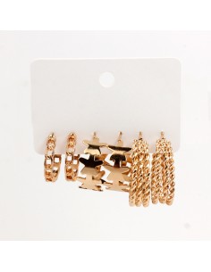 Aros Set Star Gold (J7537)