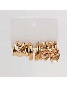 Aros Set Textures Gold (J6539)