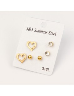 Mini Acero Heart Gold (J7631)