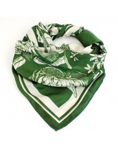 Pañuelo XXL Summer Flowers Green