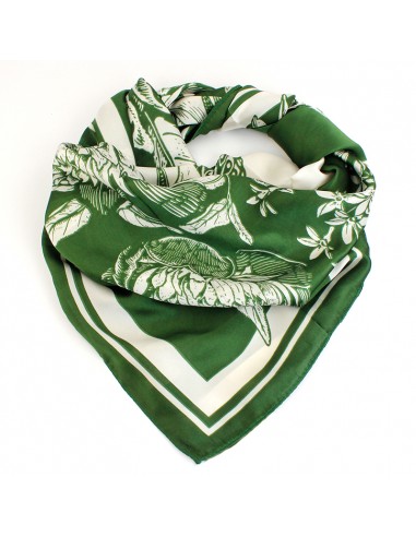 Pañuelo XXL Summer Flowers Green