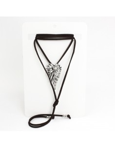 Collar de Gamuza Leaf