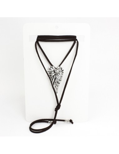 Collar de Gamuza Leaf