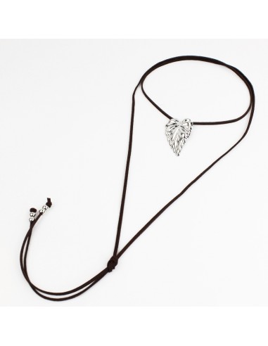Collar de Gamuza Leaf