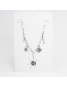 Collar Multicharms Colored Salmon