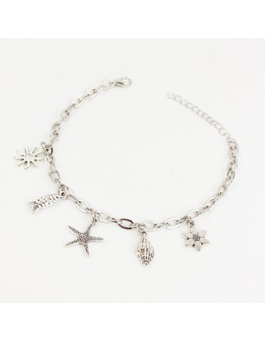 Tobillera de Cadena Marine Charms