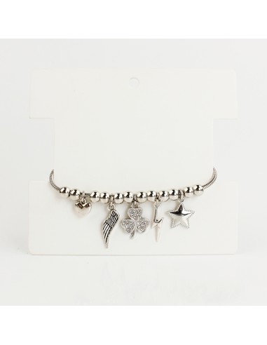 Pulsera Multicharms Silver Shimmer