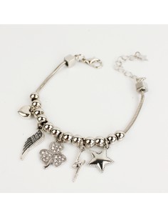 Pulsera Multicharms Silver Shimmer