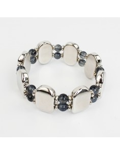 Pulsera Elástica Silver New Etnia