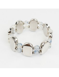 Pulsera Elástica Silver New Etnia