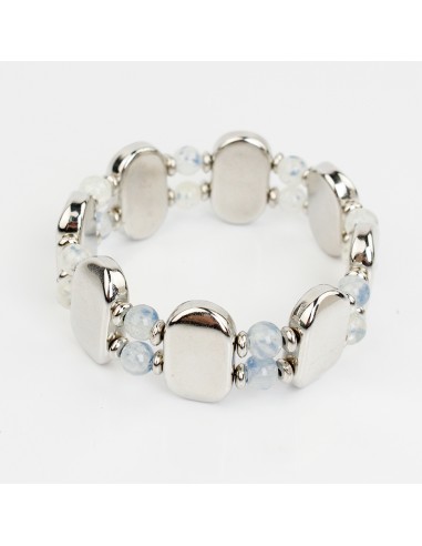 Pulsera Elástica Silver New Etnia
