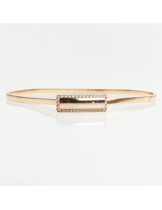 Cinturón Elastizado Rectangle Gold