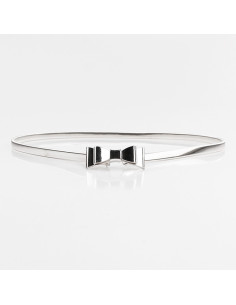 Cinturón Elastizado Bow Silver