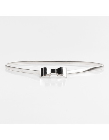 Cinturón Elastizado Bow Silver