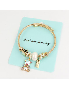 Pulsera Charms Teddy
