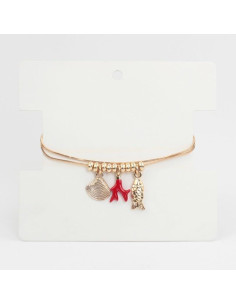 Pulsera de Cadenas Summer Coral