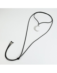 Collar de Gamuza Silver Moon