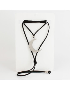 Collar de Gamuza Silver Moon