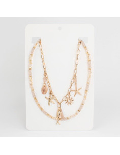 Set Collar Multicharms Coastal Breeze