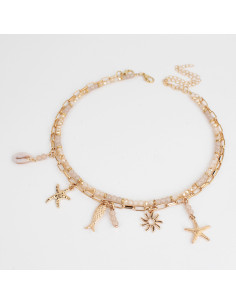 Set Collar Multicharms Coastal Breeze