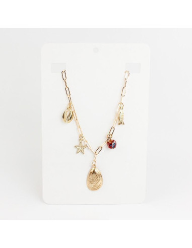 Collar Multicharms Sea Golden