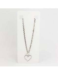 Collar de Cadena Silver Heart