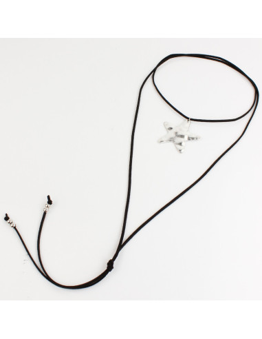 Collar de Gamuza Silver Star