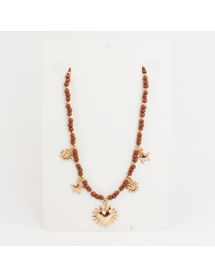 Collar Multicharms Flexible Terra Beads