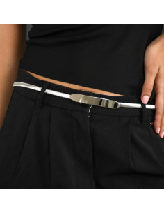 Cinturón Elastizado Line Silver