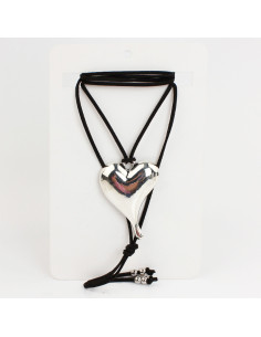 Collar de Gamuza Melted Heart