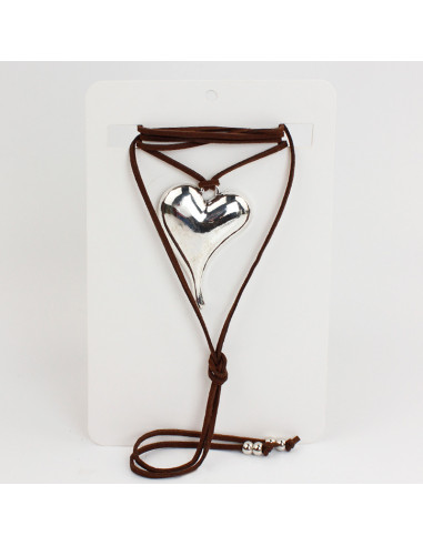 Collar de Gamuza Melted Heart