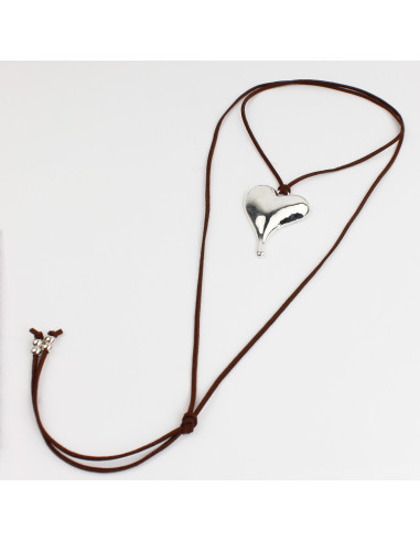 Collar de Gamuza Melted Heart